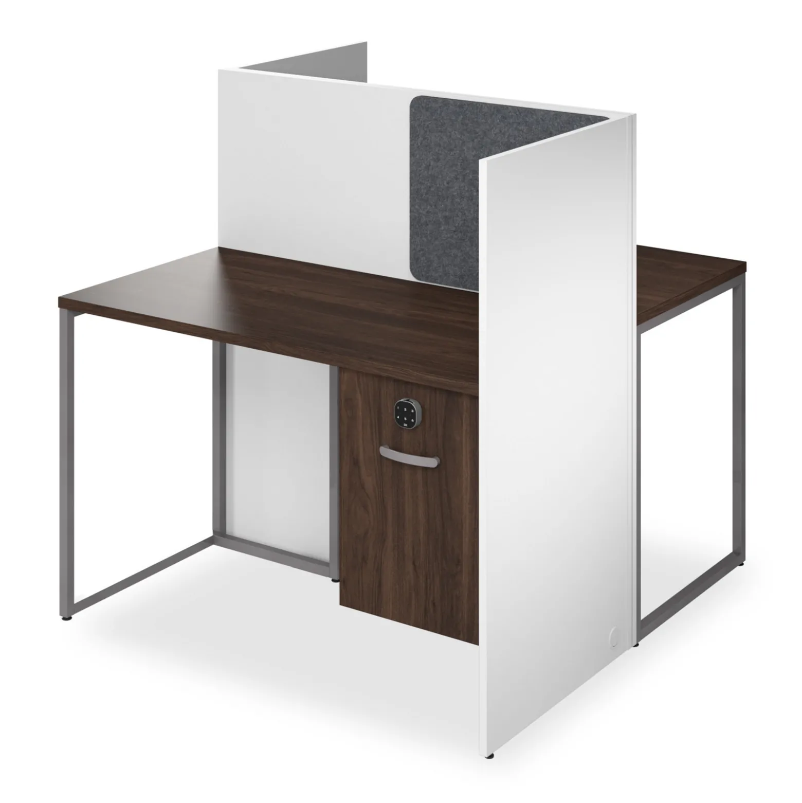 Tetrised 2-Person Workstation - 48"W