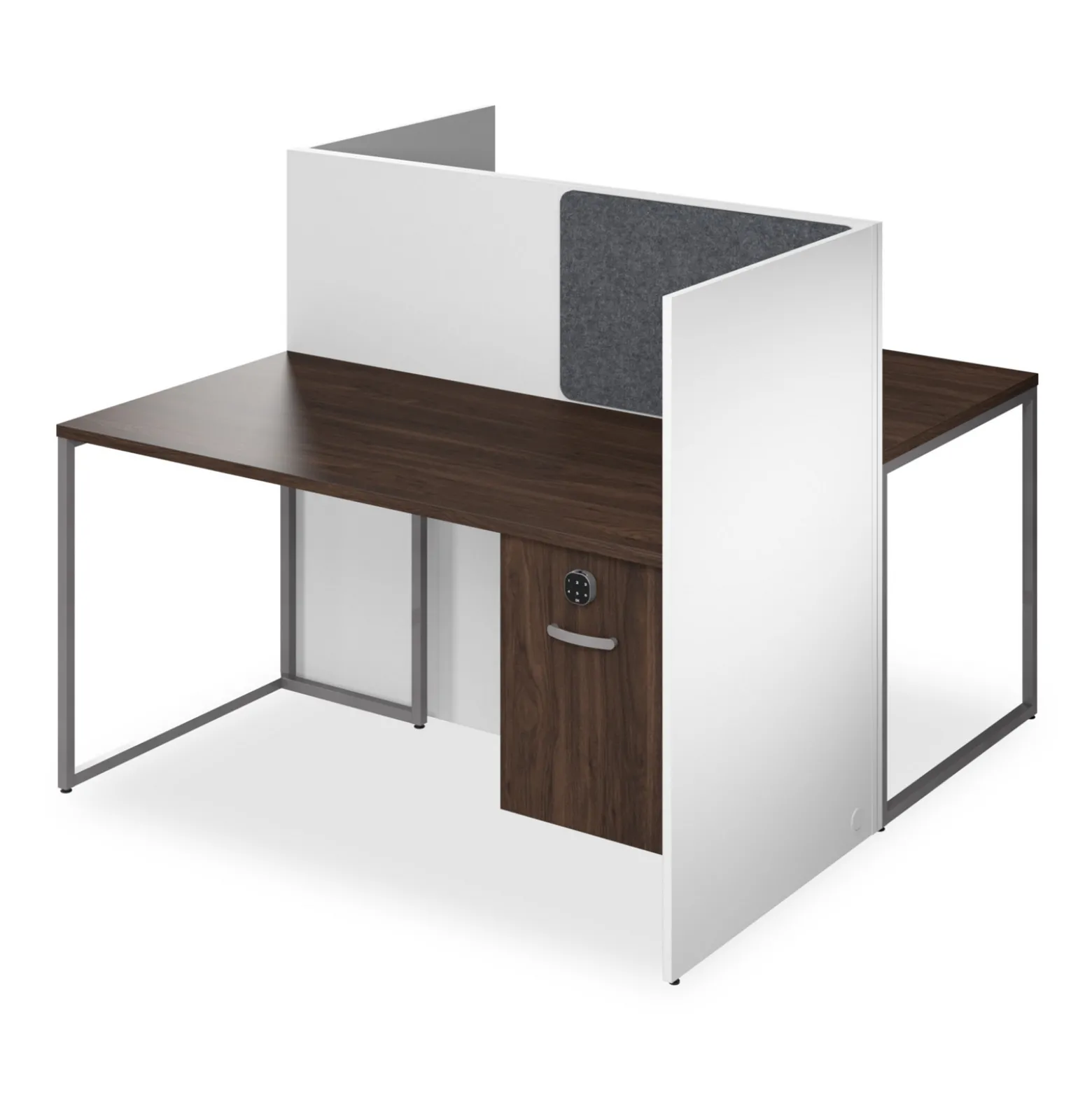 Tetrised 2-Person Workstation - 60"W