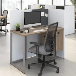 Tetrised Workstation with Full Back Panel - 48