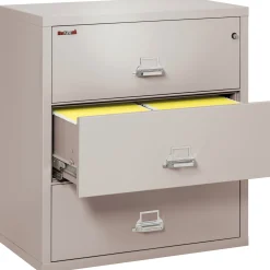 Three Drawer Fireproof Lateral File - 38