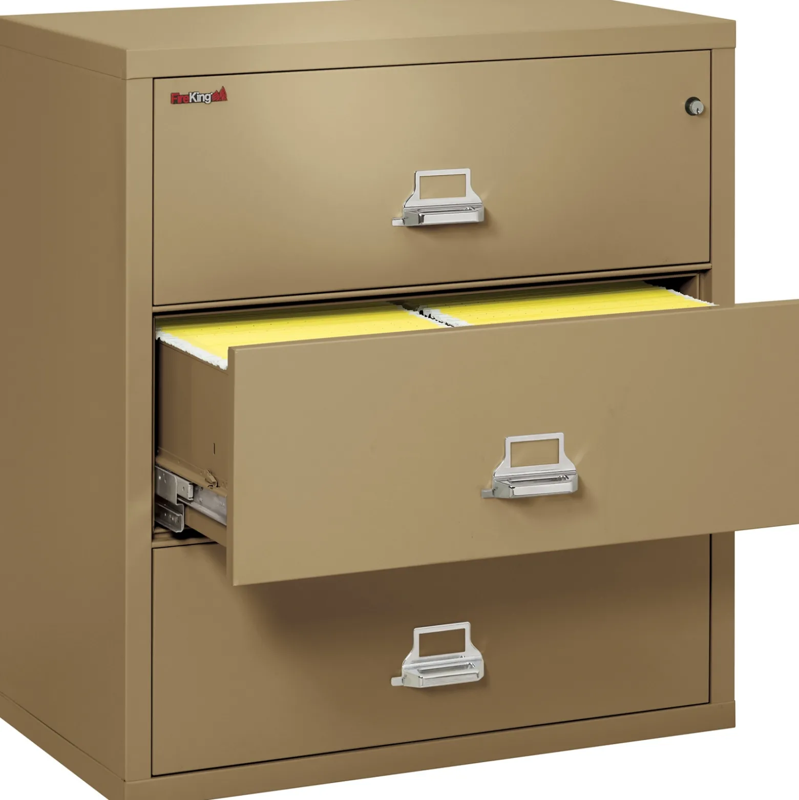 Three Drawer Fireproof Lateral File - 38"W