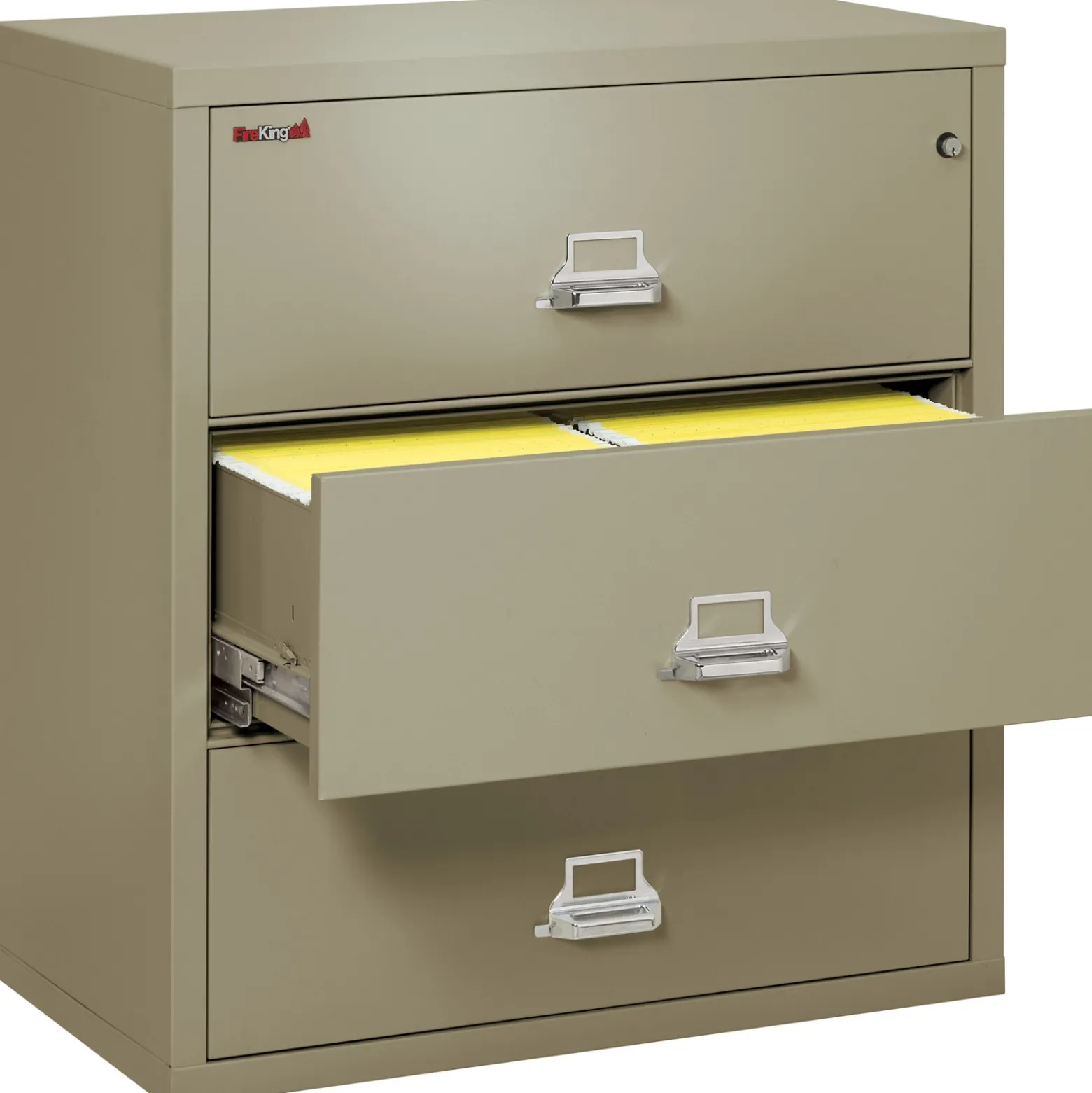 Three Drawer Fireproof Lateral File - 38"W