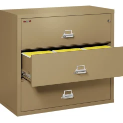 Three Drawer Fireproof Lateral File - 44