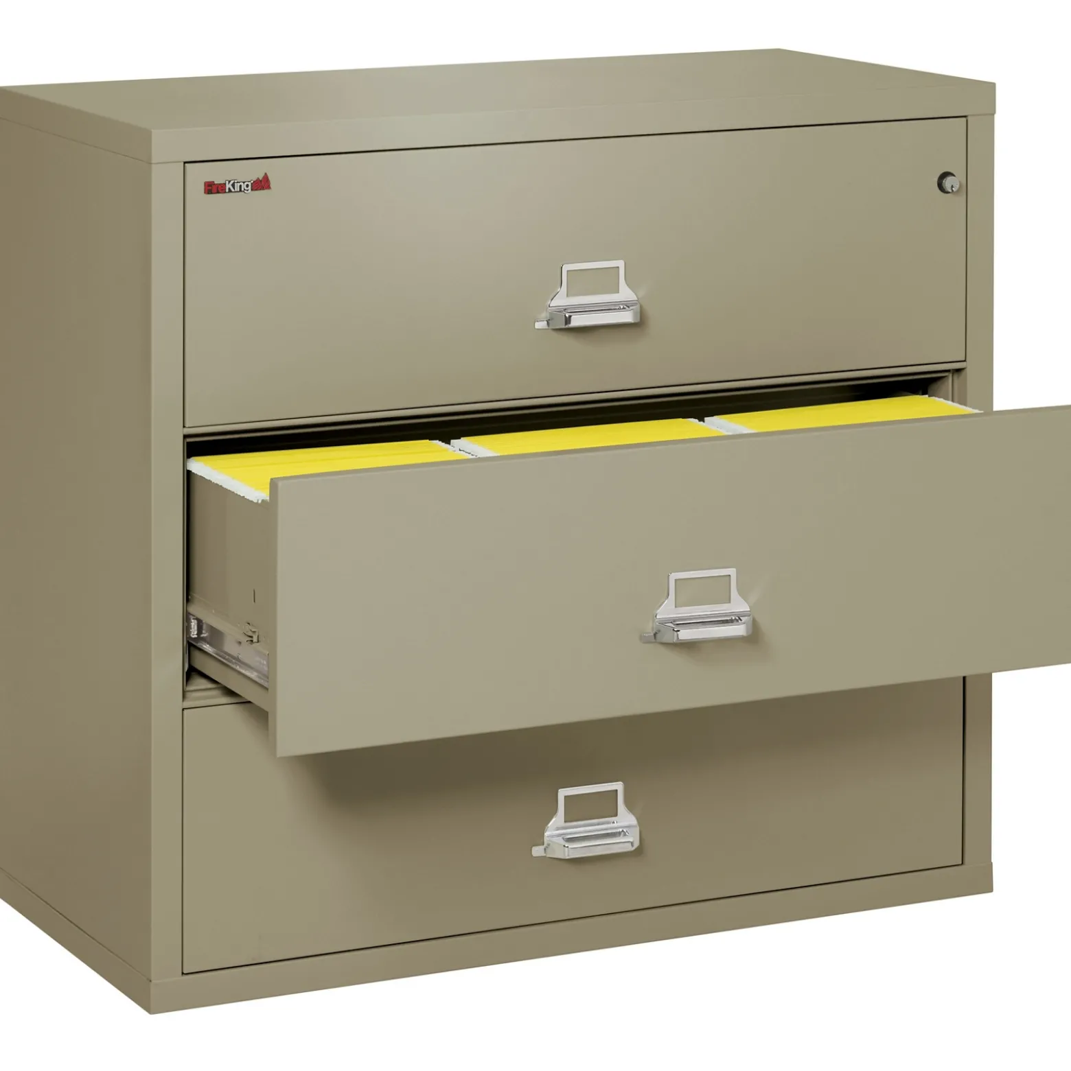 Three Drawer Fireproof Lateral File - 44"W