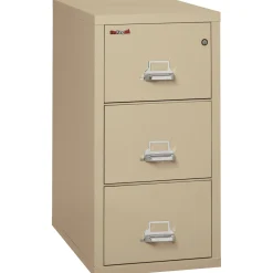 Three Drawer Fireproof Letter Size Vertical File - 31"D