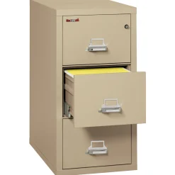 Three Drawer Fireproof Letter Size Vertical File - 31