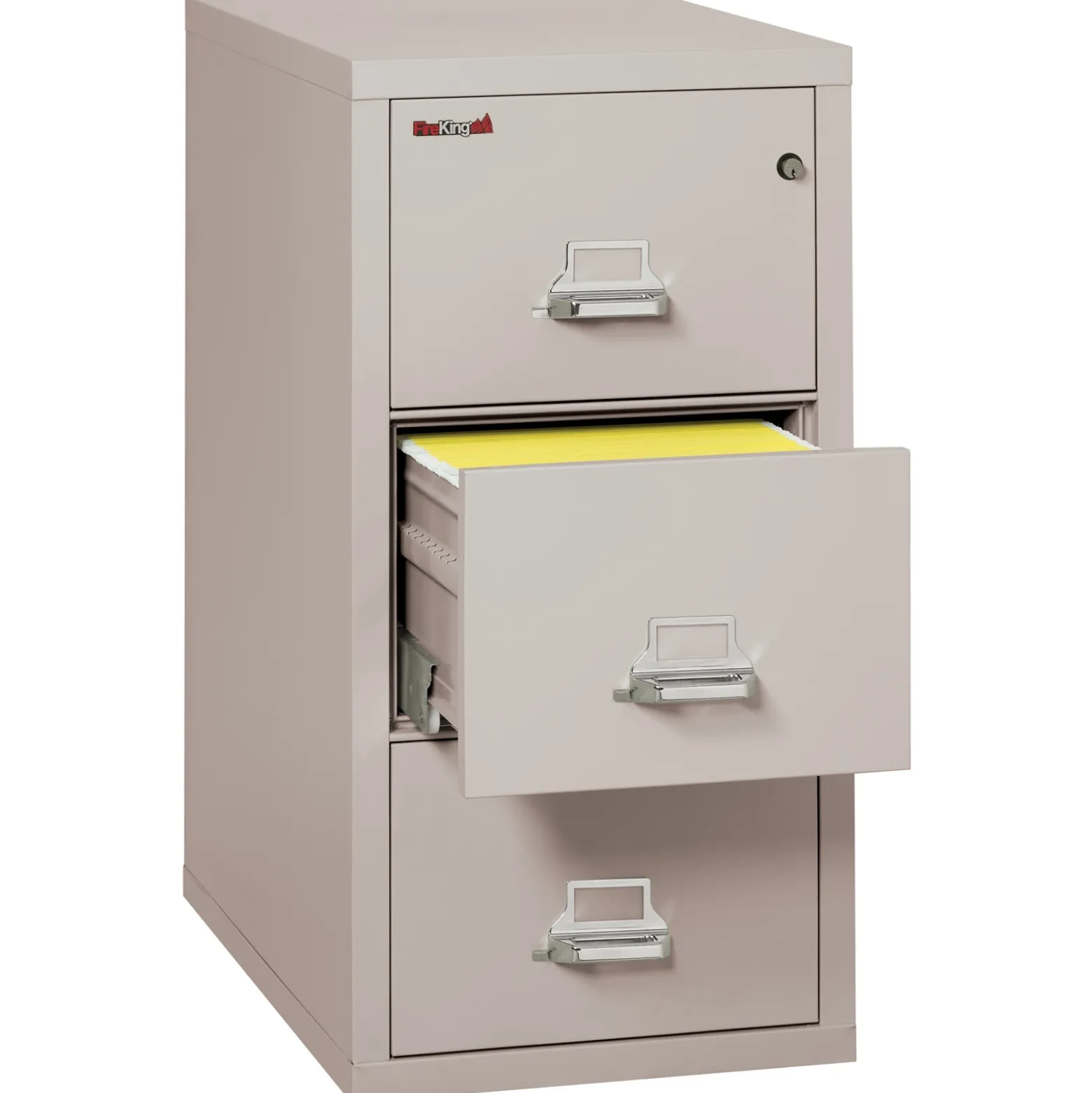 Three Drawer Fireproof Letter Size Vertical File - 31"D