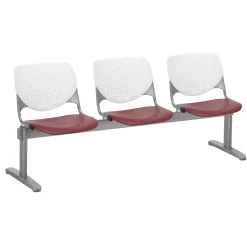 Three Seat Polypropylene Beam Seating
