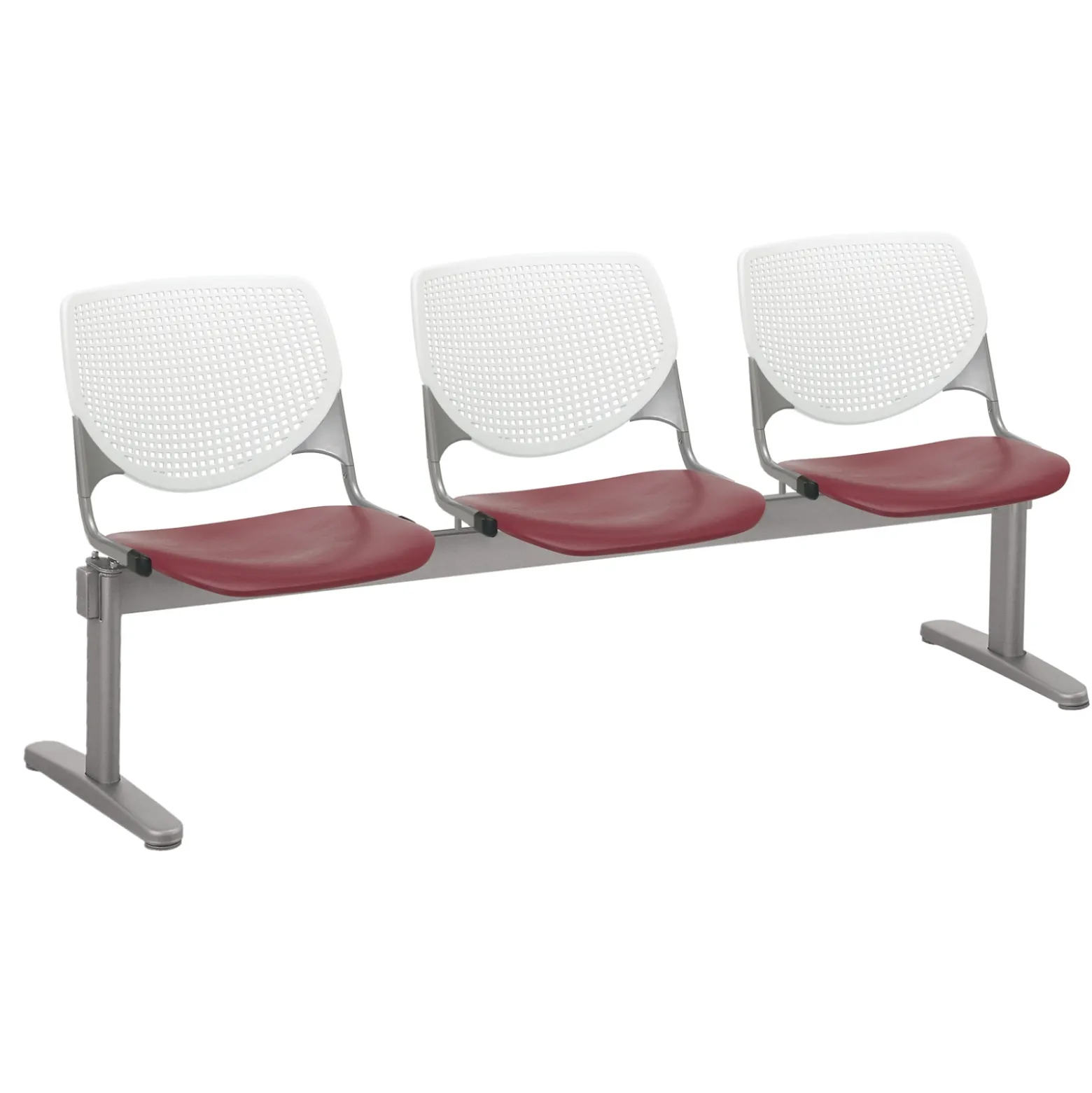 Three Seat Polypropylene Beam Seating
