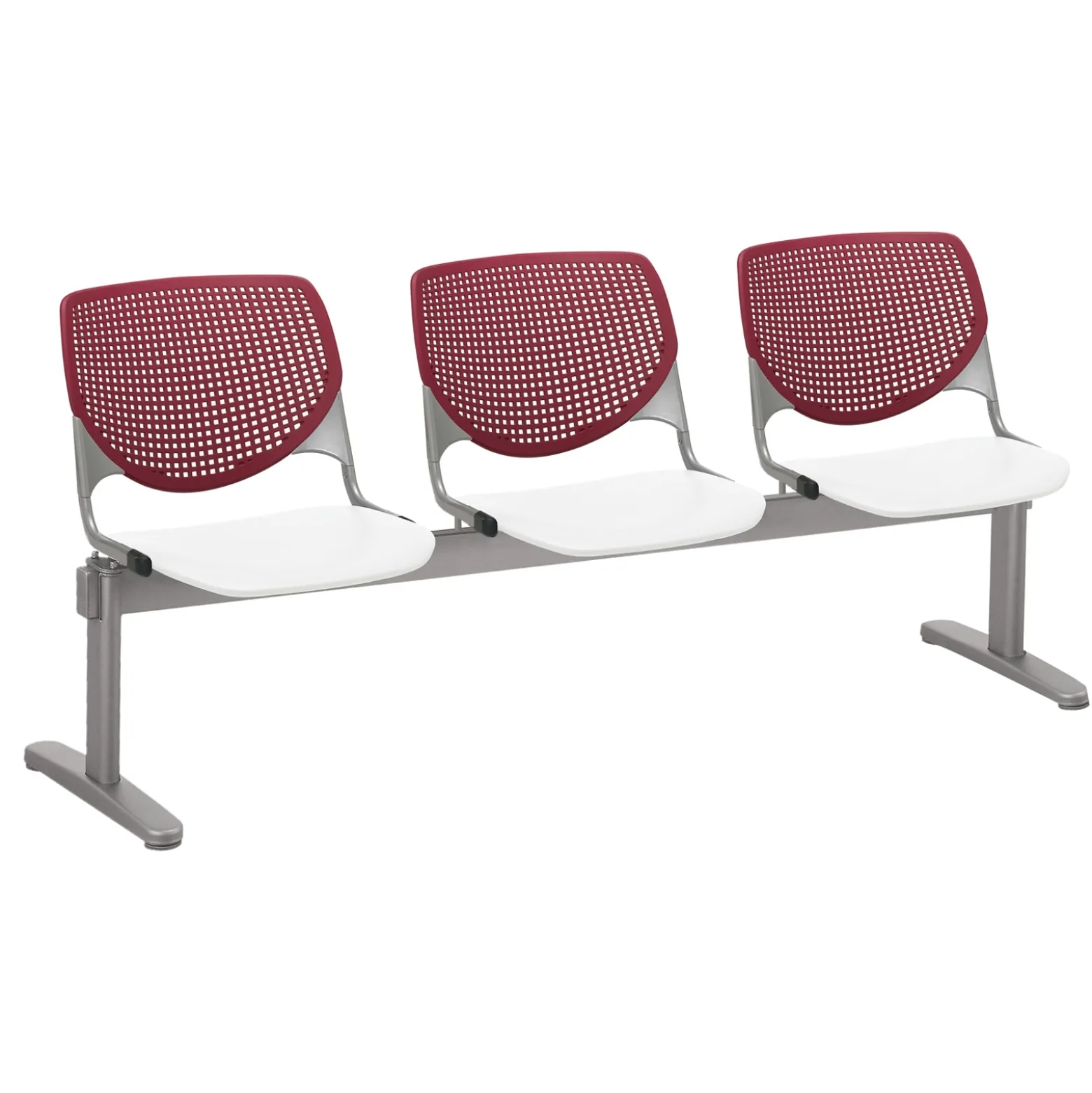 Three Seat Polypropylene Beam Seating