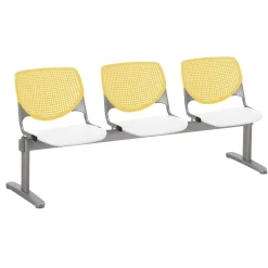 Three Seat Polypropylene Beam Seating