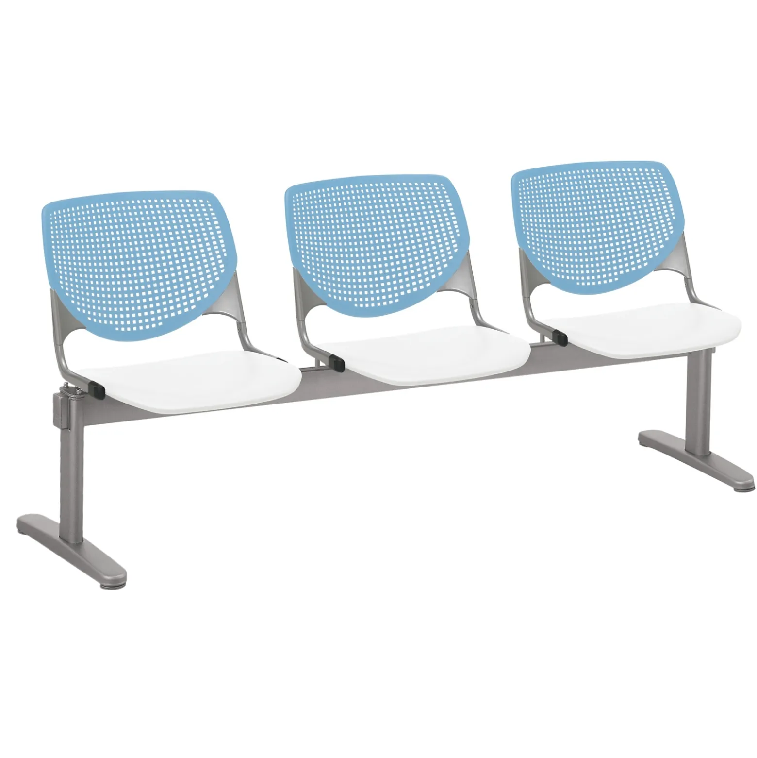 Three Seat Polypropylene Beam Seating