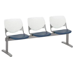 Three Seat Polypropylene Beam Seating
