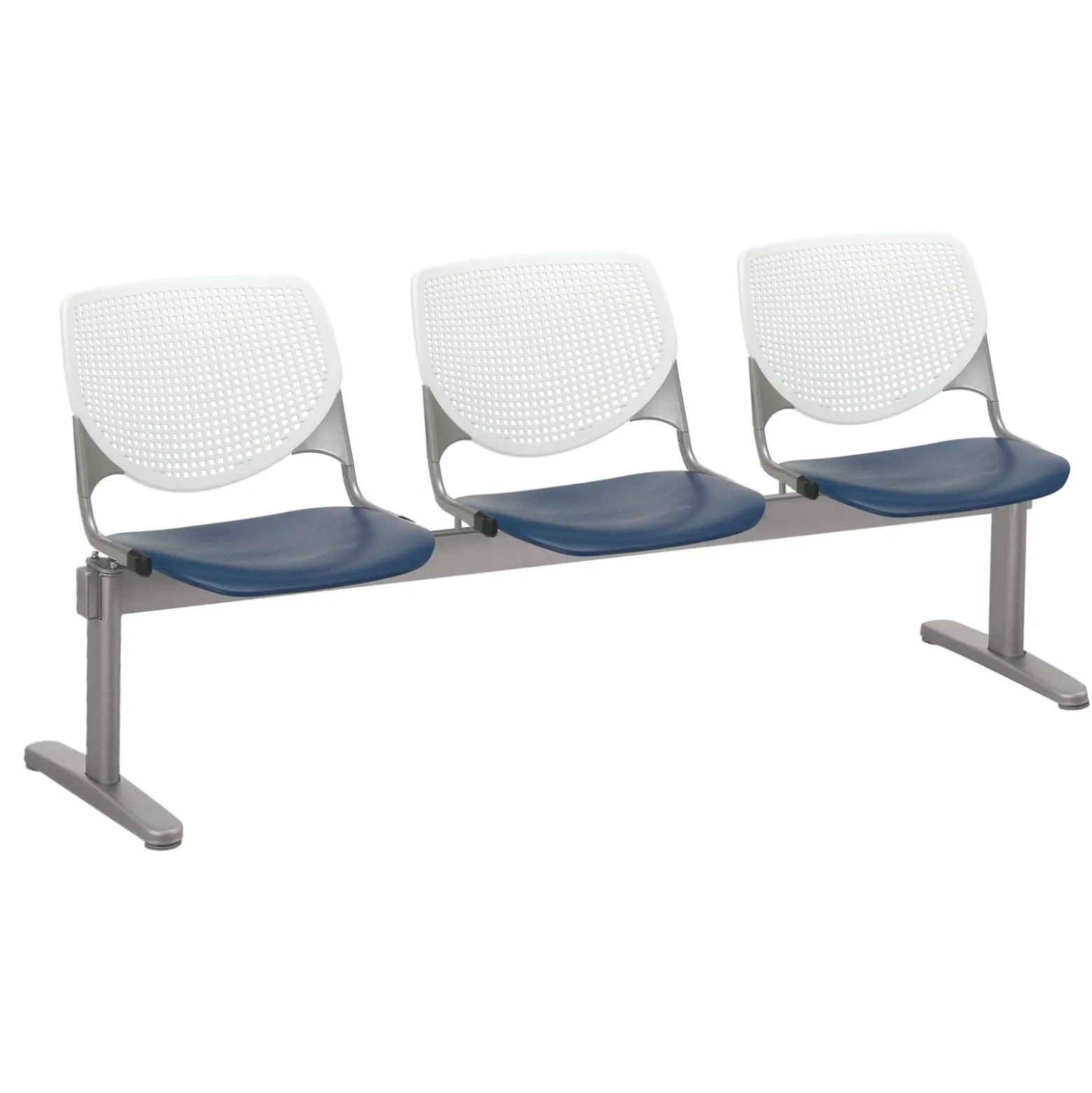 Three Seat Polypropylene Beam Seating