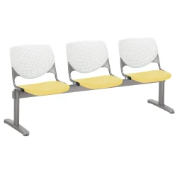 Three Seat Polypropylene Beam Seating