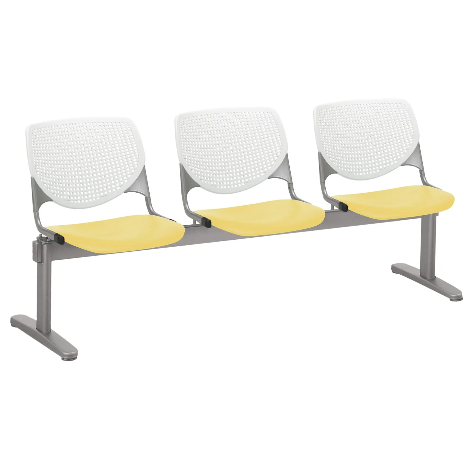 Three Seat Polypropylene Beam Seating