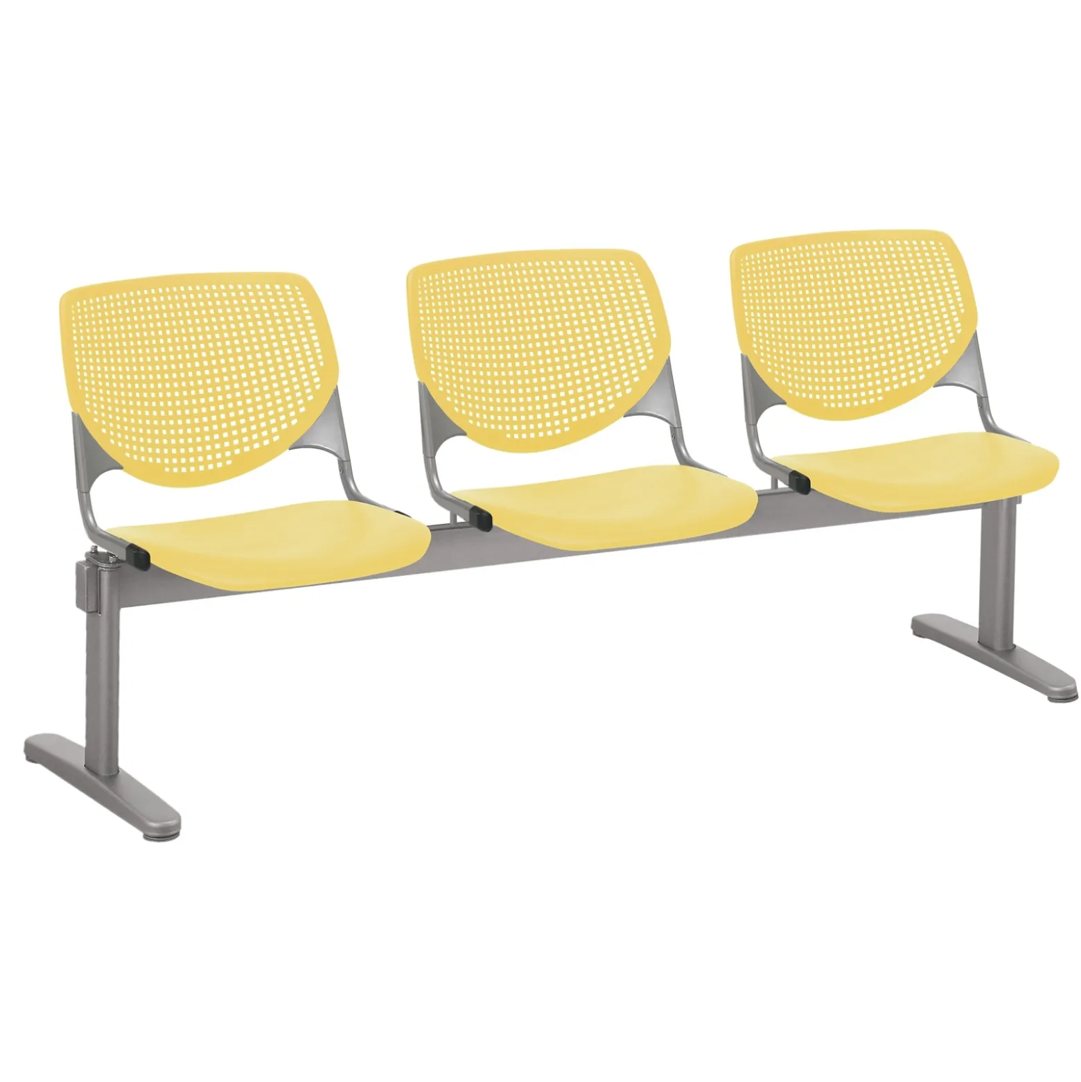 Three Seat Polypropylene Beam Seating