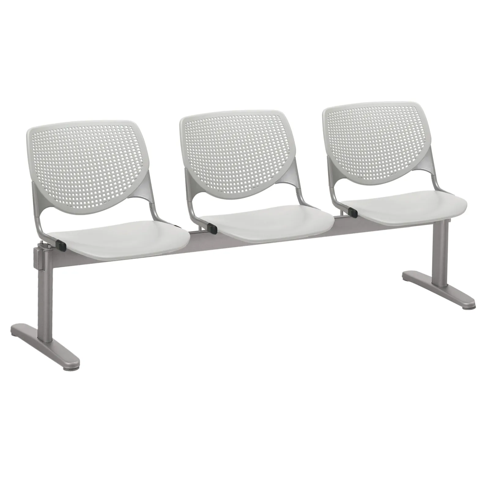Three Seat Polypropylene Beam Seating