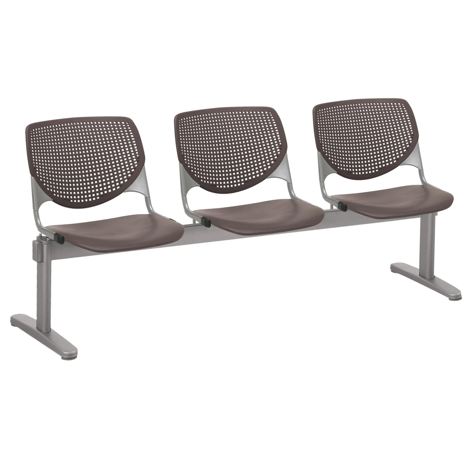 Three Seat Polypropylene Beam Seating
