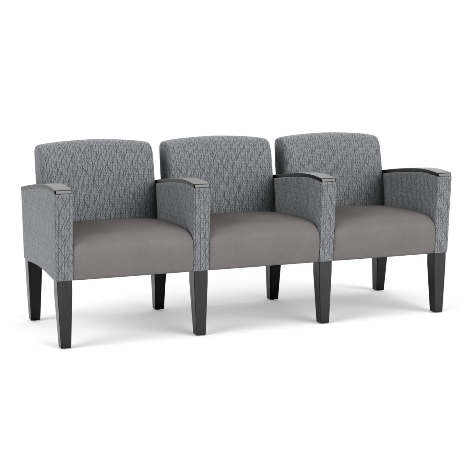 Three Seat Sofa in Print Fabric or Vinyl