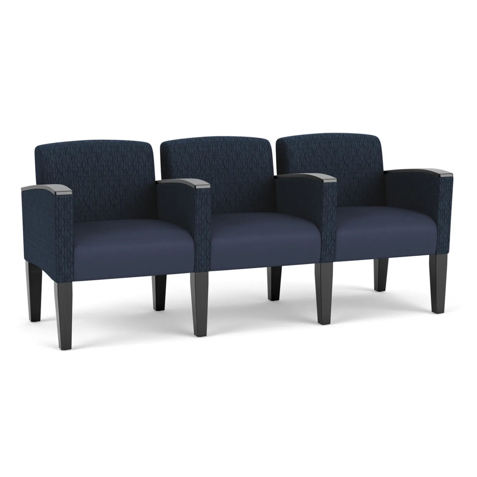 Three Seat Sofa in Print Fabric or Vinyl