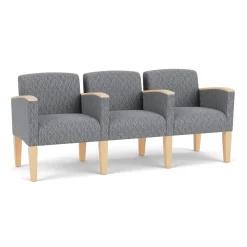 Three Seat Sofa in Print Fabric or Vinyl