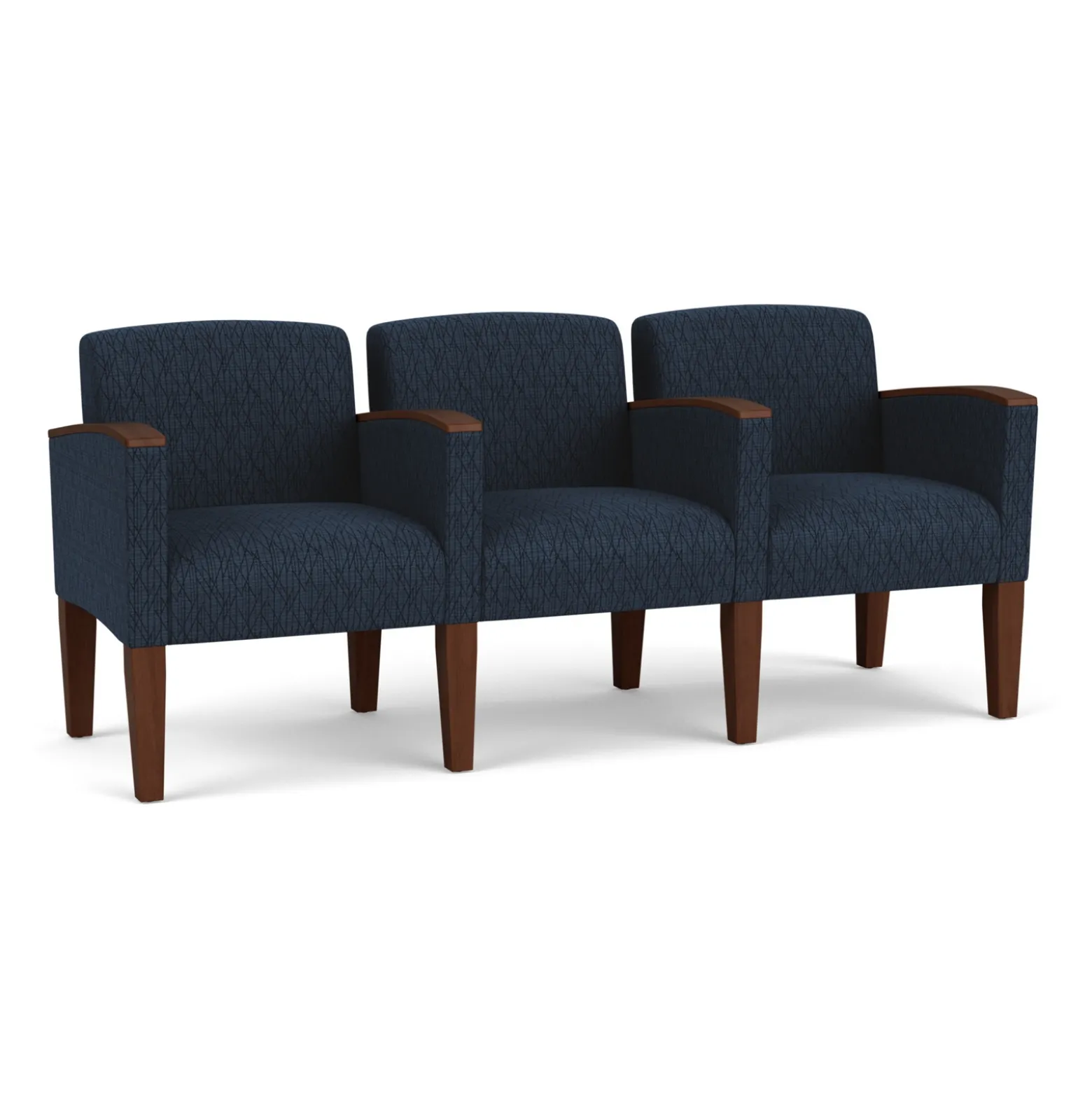 Three Seat Sofa in Print Fabric or Vinyl