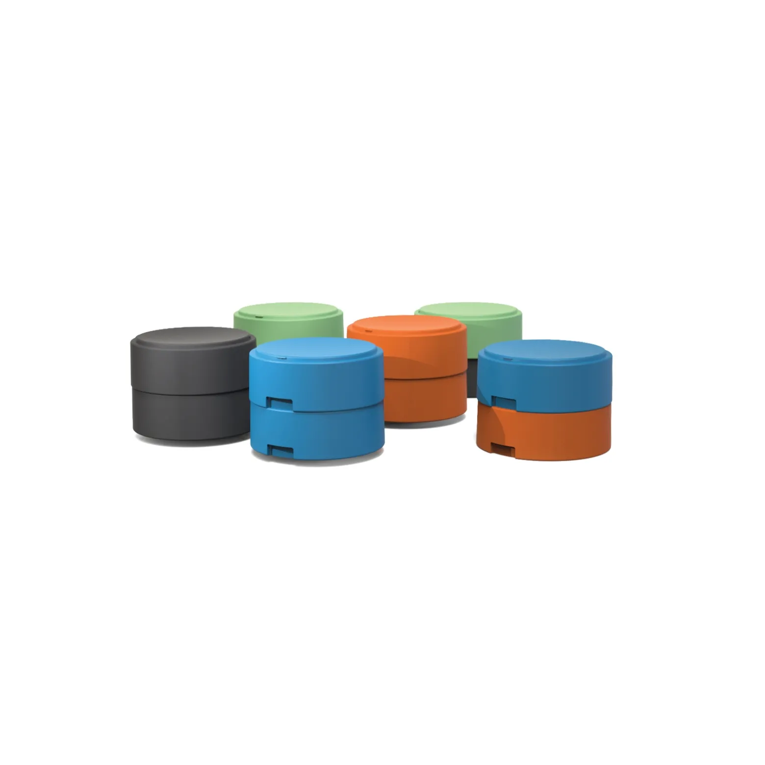 Three Section Stool with Three Rocker Bases