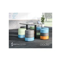 Three Section Stool with Three Rocker Bases