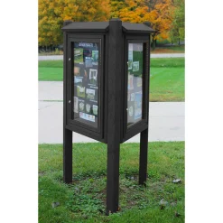 Three Sided Outdoor Kiosk