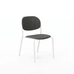 Tioga Armless Guest Chair with PET Felt Seat and Back - 2/carton