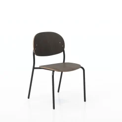 Tioga Armless Guest Chair with Laminate Seat and Back - 2/carton