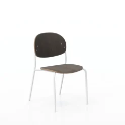 Tioga Armless Guest Chair with Laminate Seat and Back - 2/carton