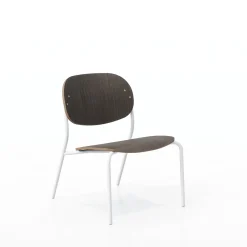 Tioga Armless Lounge Chair with Laminate Seat & Back