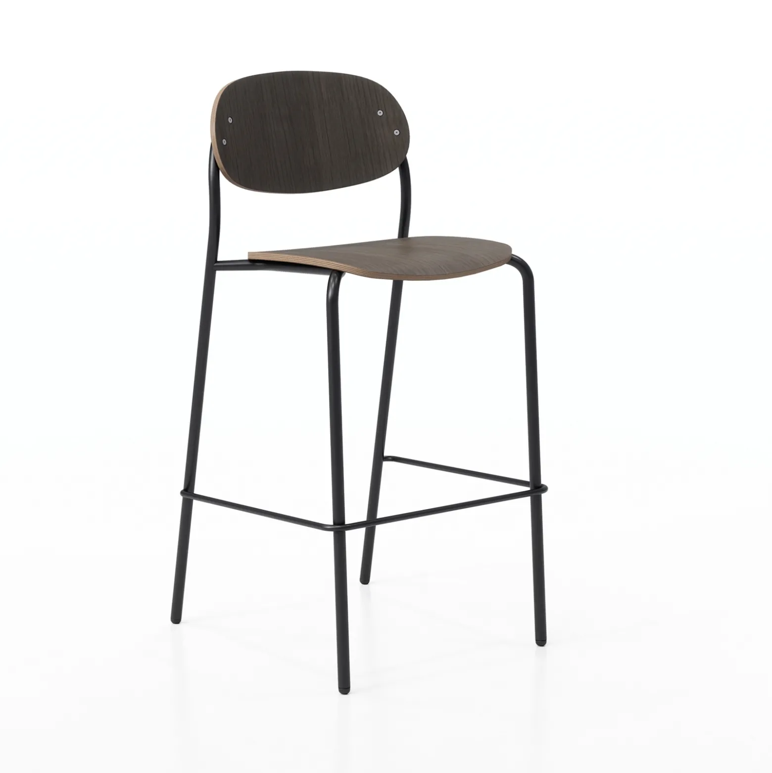 Tioga Barstool with Laminate Seat & Back