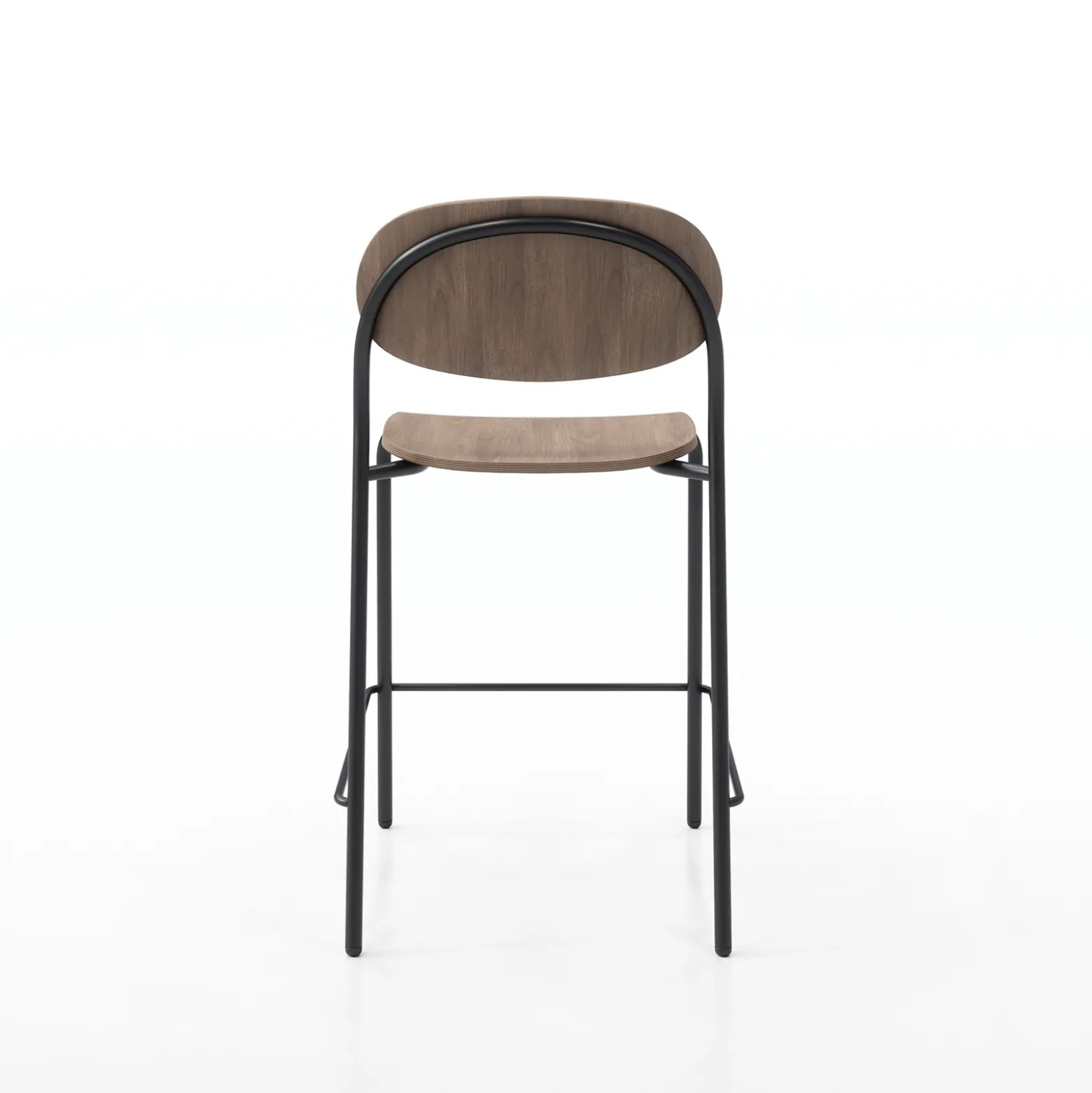 Tioga Counter Stool with Laminate Seat & Back
