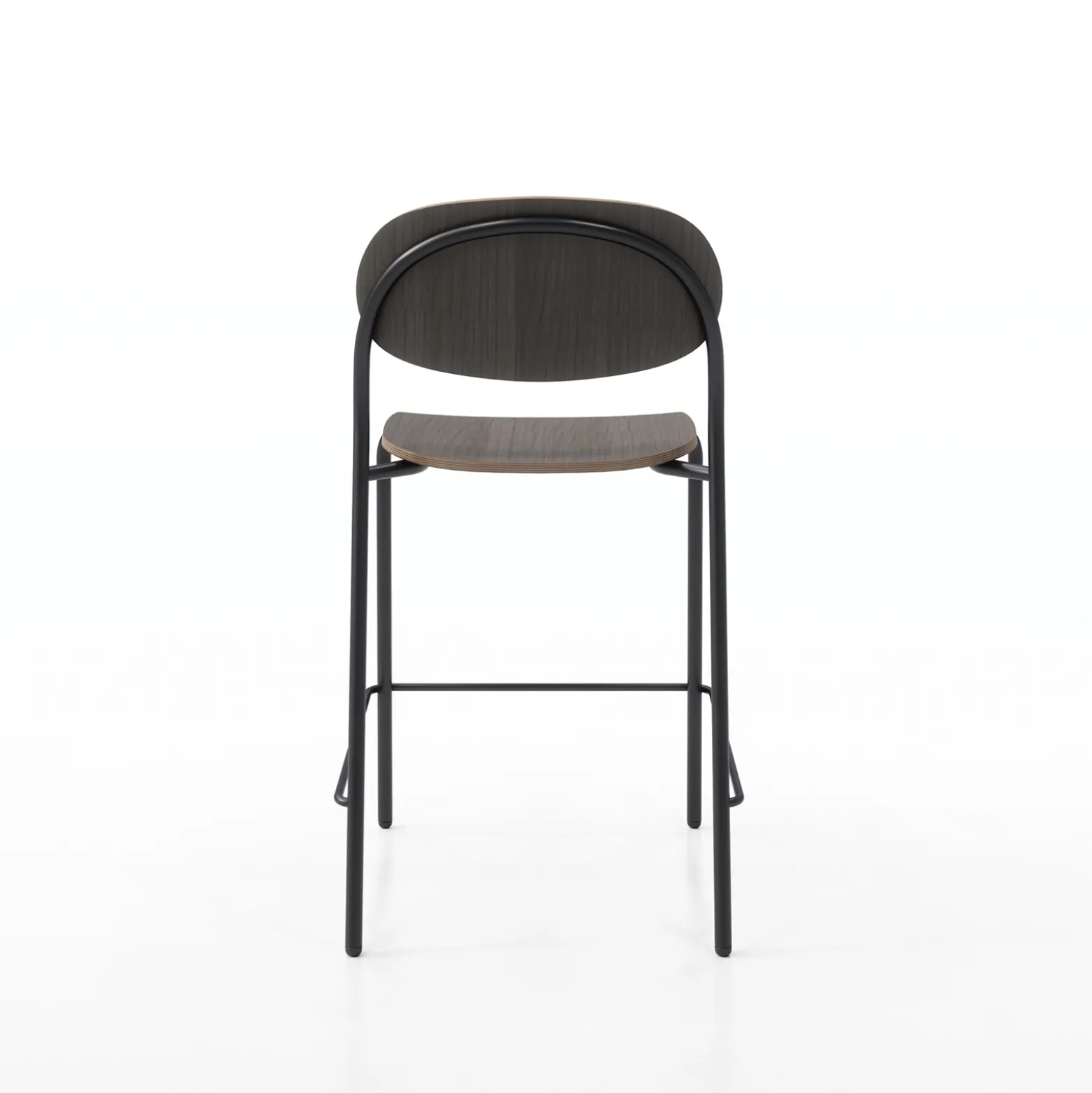 Tioga Counter Stool with Laminate Seat & Back