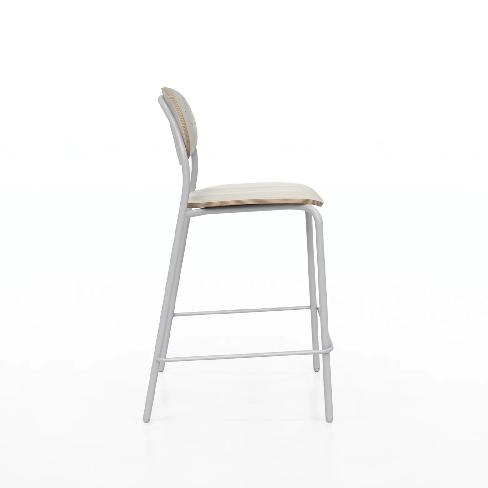 Tioga Counter Stool with Laminate Seat & Back