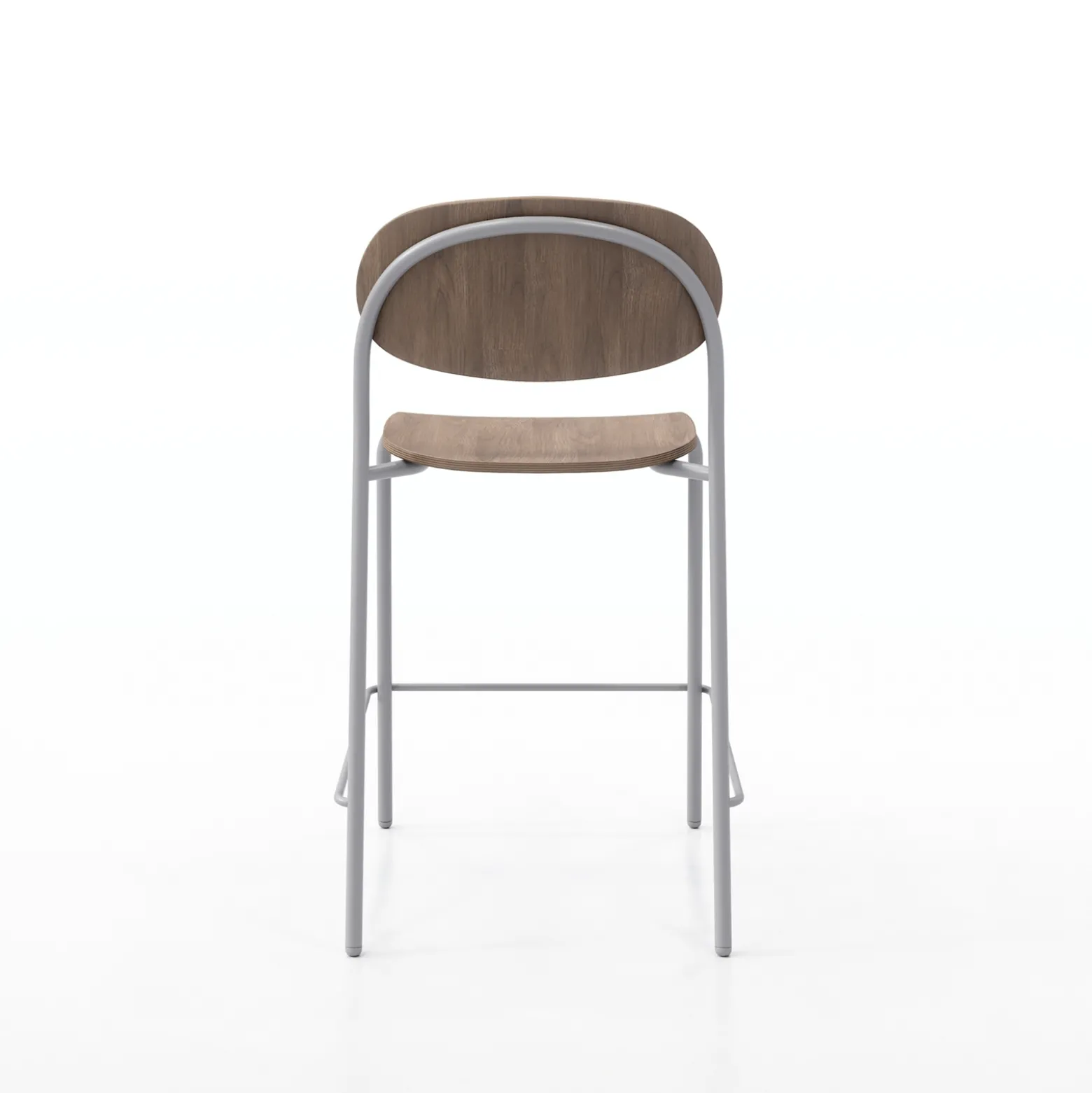 Tioga Counter Stool with Laminate Seat & Back
