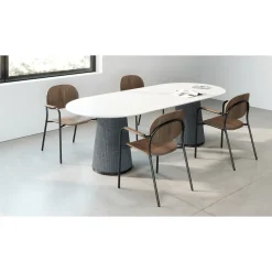 Tioga Guest Chair with Arms - Laminate Seat and Back