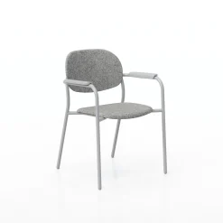Tioga Guest Chair with Arms - PET Felt Seat and Back