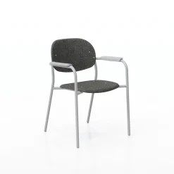 Tioga Guest Chair with Arms - PET Felt Seat and Back
