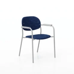 Tioga Guest Chair with Arms - PET Felt Seat and Back