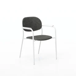 Tioga Guest Chair with Arms - PET Felt Seat and Back