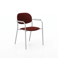 Tioga Guest Chair with Arms - PET Felt Seat and Back