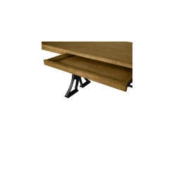 Toulouse Writing Table Desk with Cast Metal Base - 72