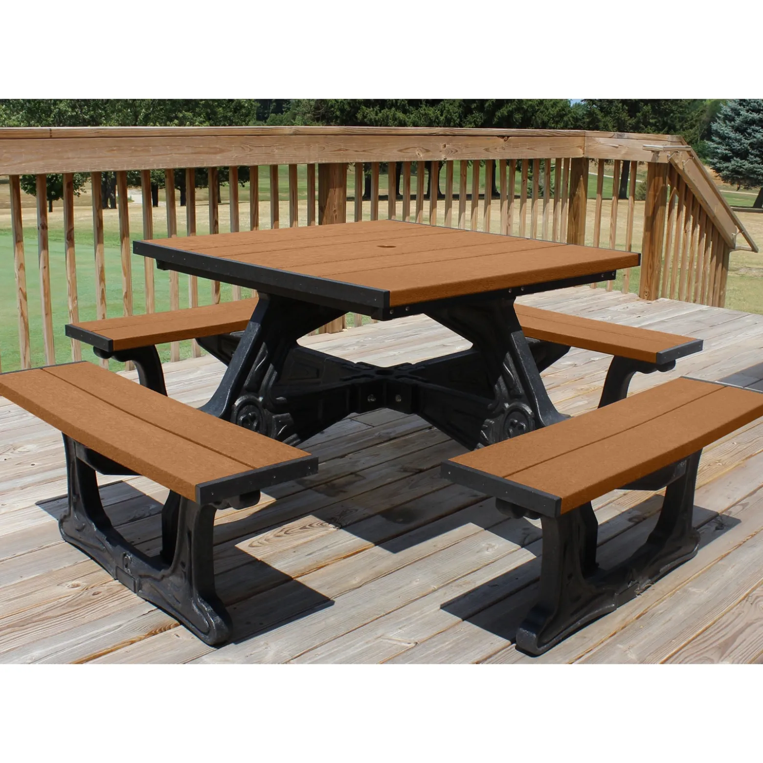 Town Square Outdoor Table with Molded Frame 40"
