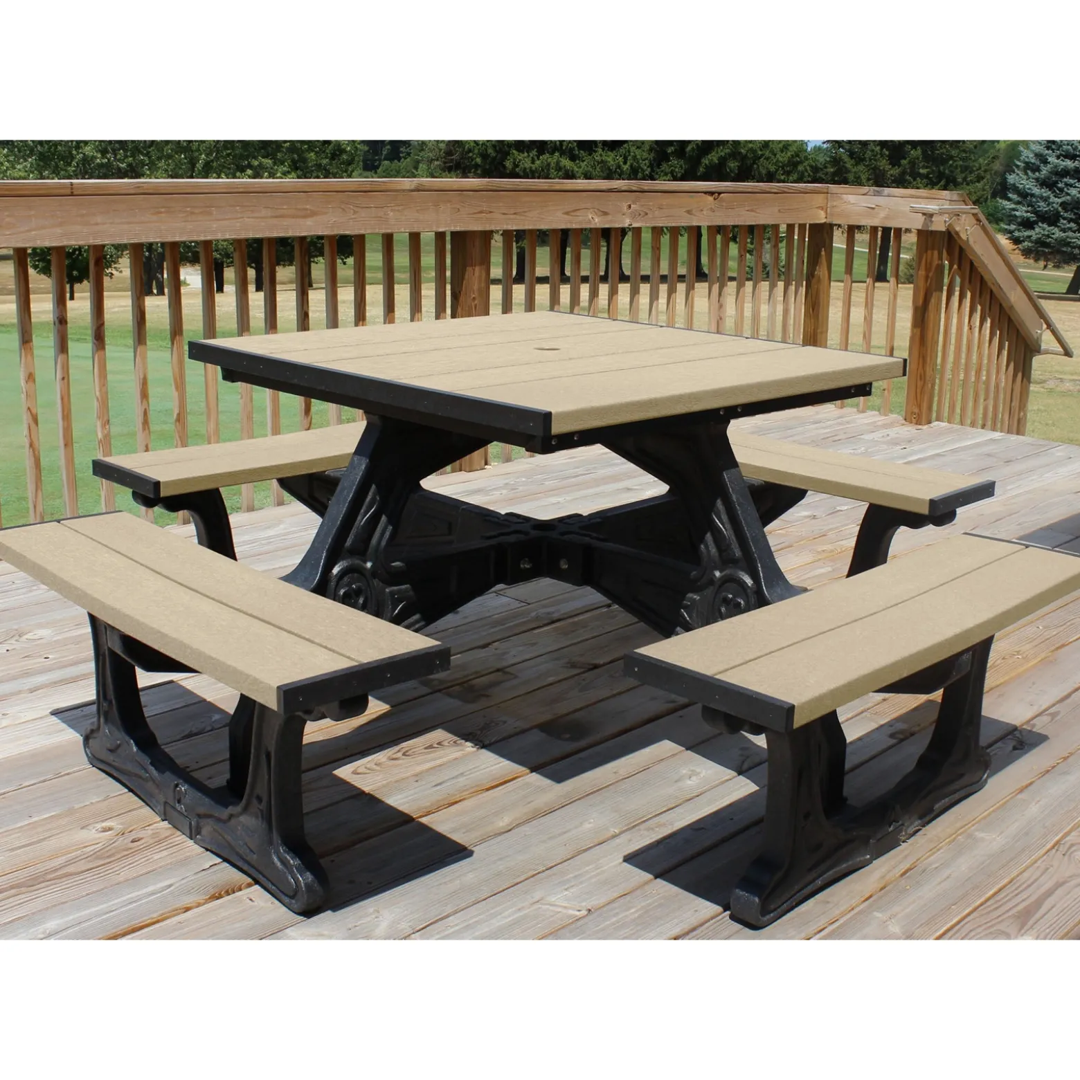 Town Square Outdoor Table with Molded Frame 40"