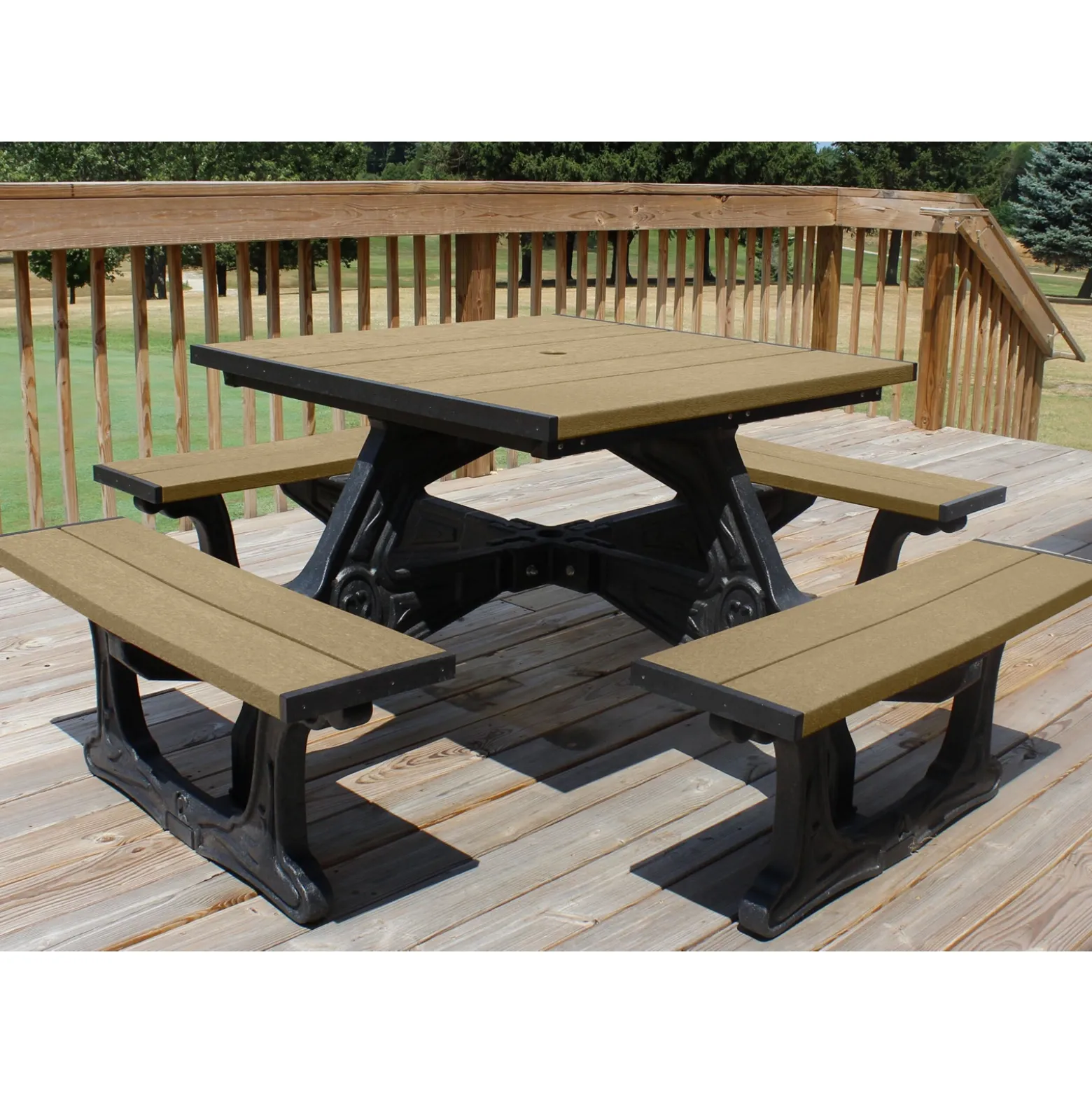 Town Square Outdoor Table with Molded Frame 40"