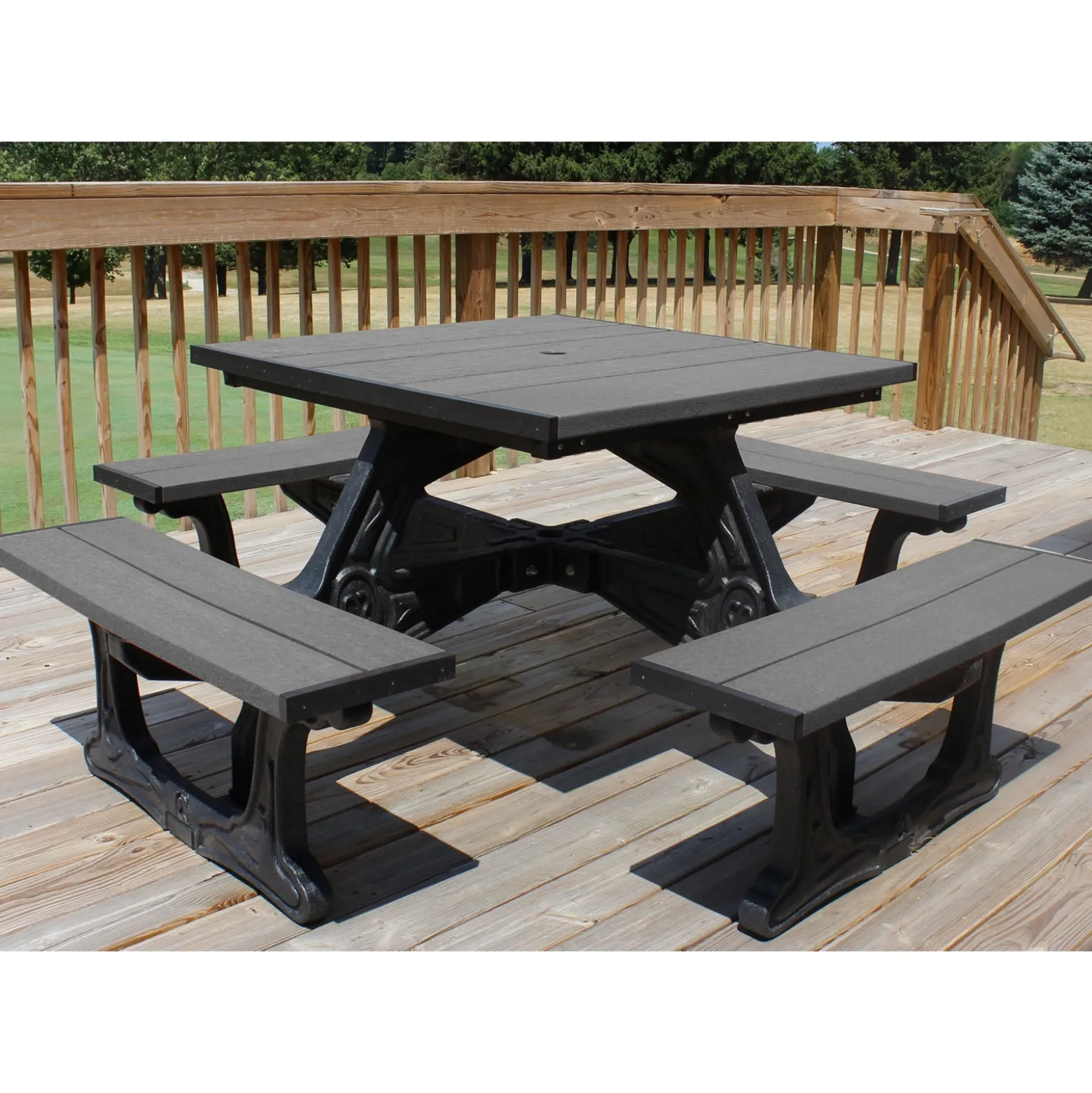 Town Square Outdoor Table with Molded Frame 40"